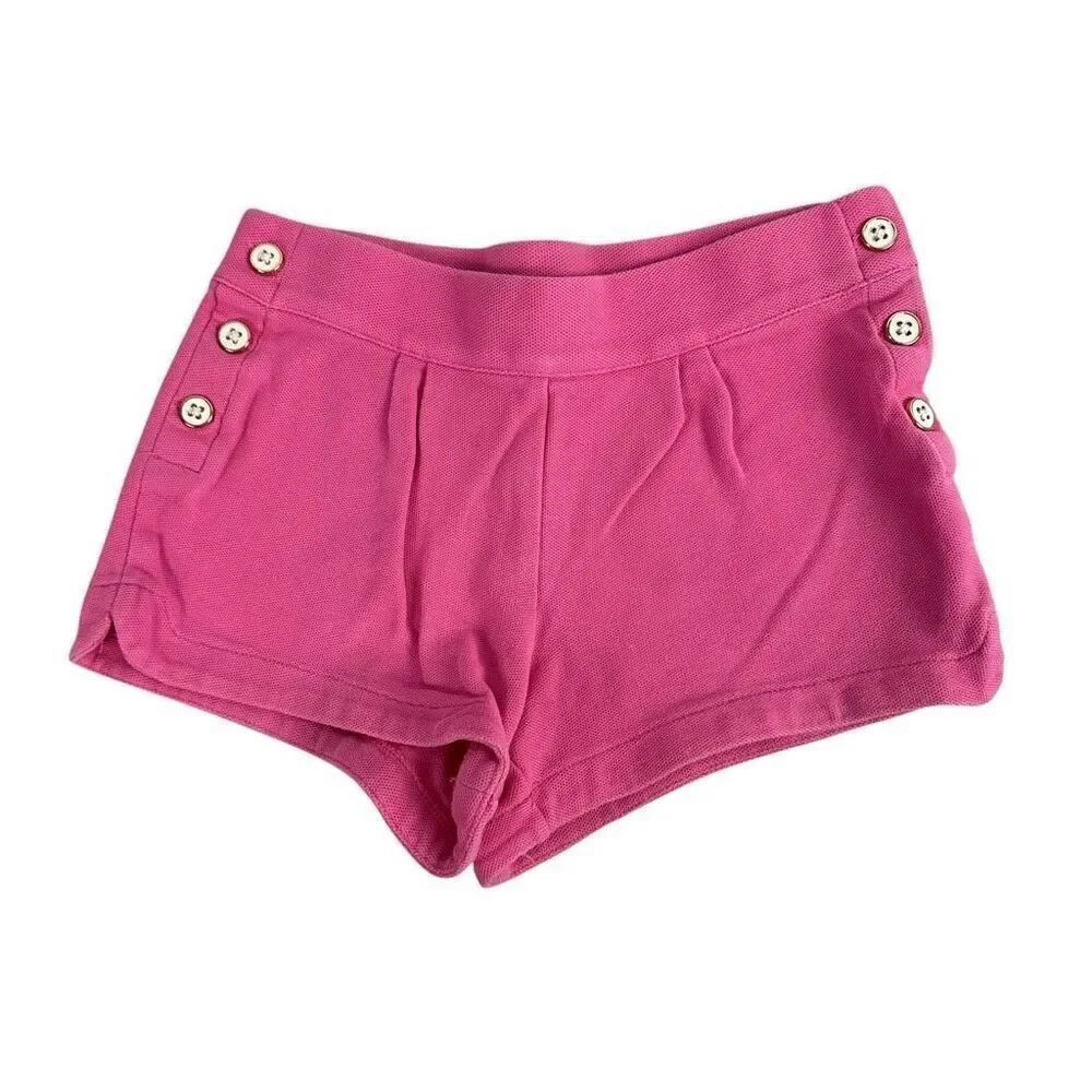 Janie & Jack 5 Pink CottonāKnit Shorts